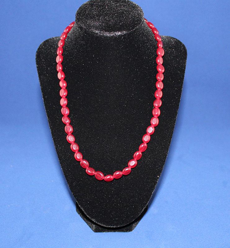 Semi Precious Single Strand Stone Necklace - Little Elephant